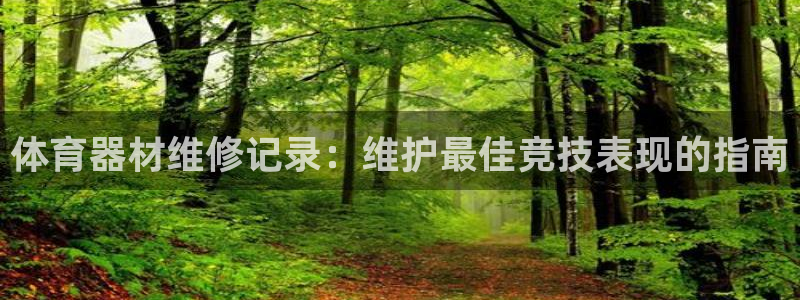 星欧娱乐扣款流程详解视频播放：体育器材维修记录：维护