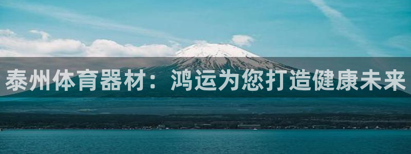 星娱乐是谁的公司：泰州体育器材：鸿运为您打造健康未来