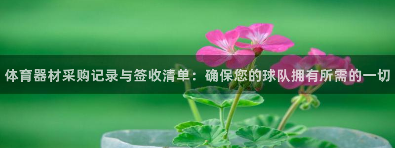 星澳娱乐公司简介：体育器材采购记录与签收清单：确保您