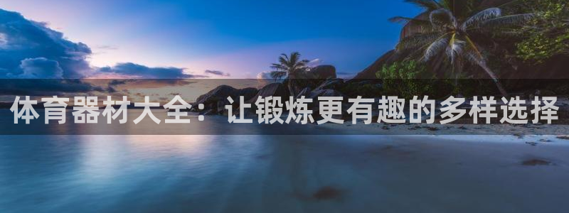 星娱乐文化传媒：体育器材大全：让锻炼更有趣的多样选择