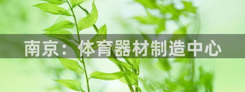 星欧娱乐测速怎么样：南京：体育器材制造中心