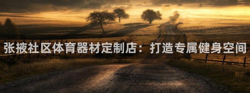 星欧娱乐平台地7O777：张掖社区体育器材定制店：打